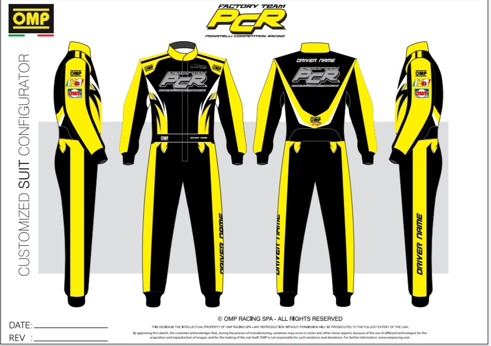 Tuta pilota PCR - Race Suites PCR